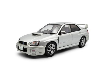 Subaru Impreza WRX STI 2003 premium silver effect 1 18 Solido 1812303 01