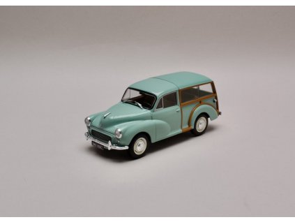 Morris Minor 1000 Traveller 1958 zeleno hnědá 1 24 Champion Hachette vada krabičky 01