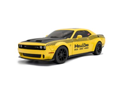 Dodge Challenger SRT Hellcat Redeye Widebody NYC HellCab 2023 žluto černá 1 18 Solido 1805716 01