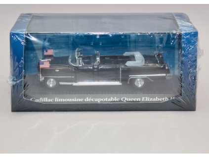 Cadillac Limousine decapotable Queen Elizabeth II %22Dwight Eisenhower 1959%22 1 43 Atlas Norev 2696606 01