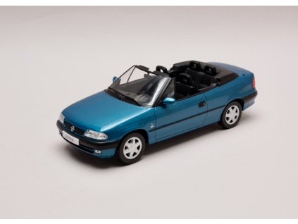 Opel Astra F Cabrio 1994 modrá metalíza 1 24 WhiteBox 124234 01