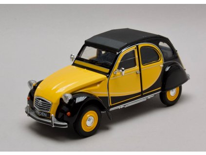 Citroen 2CV 6 Charlrston žluto-černá 1:24 Welly