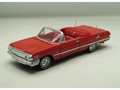 Chevrolet Impala 1963 červená 1:24 Welly