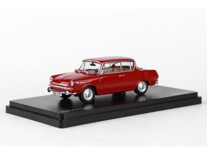 Škoda 1100MBX 1969 červená rubínová 1:43 Abrex