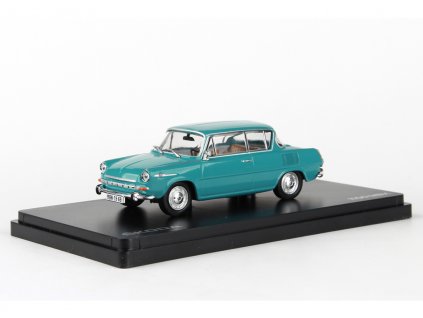 Škoda 1100MBX 1969 tyrkysová světlá 1:43 Abrex