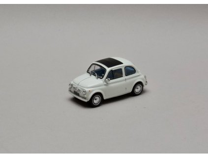 Fiat 500 bílá 1:43 Atlas