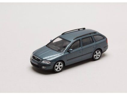 Skoda Octavia II Combi 2004 seda Graphite 1 43 Abrex 143AB 002C 01