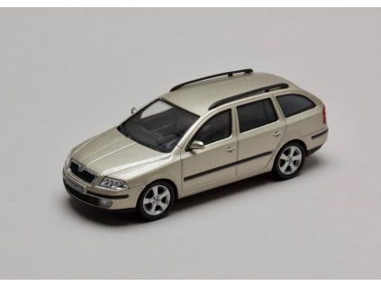 Škoda Octavia II Combi 2004 béžová Sahara 1:43 Abrex