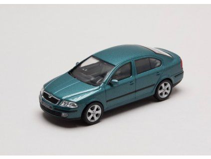 Škoda Octavia II 2004 zelená Island1:43 Abrex