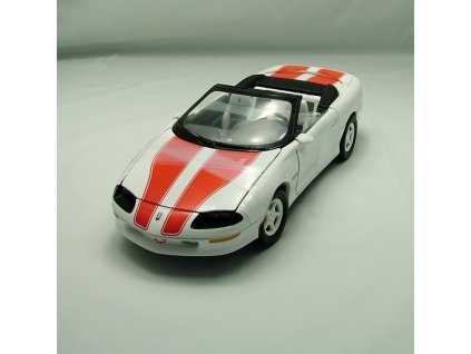 Chevrolet Camaro Z28 1996 bílá - oranž pruhy 1:18 Ertl