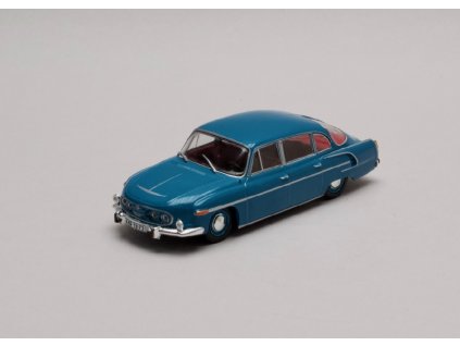 Tatra 603 1969 modra metalic cerveny interier 1 43 Abrex 143ABS 401ME 01