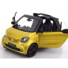 Smart Fortwo Cabrio 2014 A453 Soft top metalíza žlutá černá 1 18 Norev Smart Collection B66960289 02