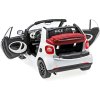 Smart Fortwo Cabrio 2015 A453 Soft top bílá červená střecha 1 18 Norev Smart Collection B66960291 03