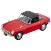 Honda S800 Convertible 1966 Soft top červená černá střecha 1 18 First18 012 01
