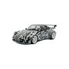Porsche 911 RWB Bodykit 2022 %22The Zebra%22 Camouflage 1 18 Solido 1807513 01