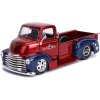 Chevrolet Coe Pick Up 1952 s figurkou %22Wonder Woman%22 červeno modrá 1 24 Jada Toys 253255010 02