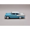Chevrolet Bel Air 4 Door Hard Top 1956 modro bílá 1 24 WhiteBox 124248 03