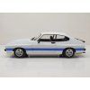 Ford Capri MK II X Pack 1975 bílá modrý pruh 1 18 MCG 18347 03