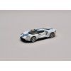 Ford GT 2017 bílá modré pruhy 1 43 IXO CLC536N.22 01