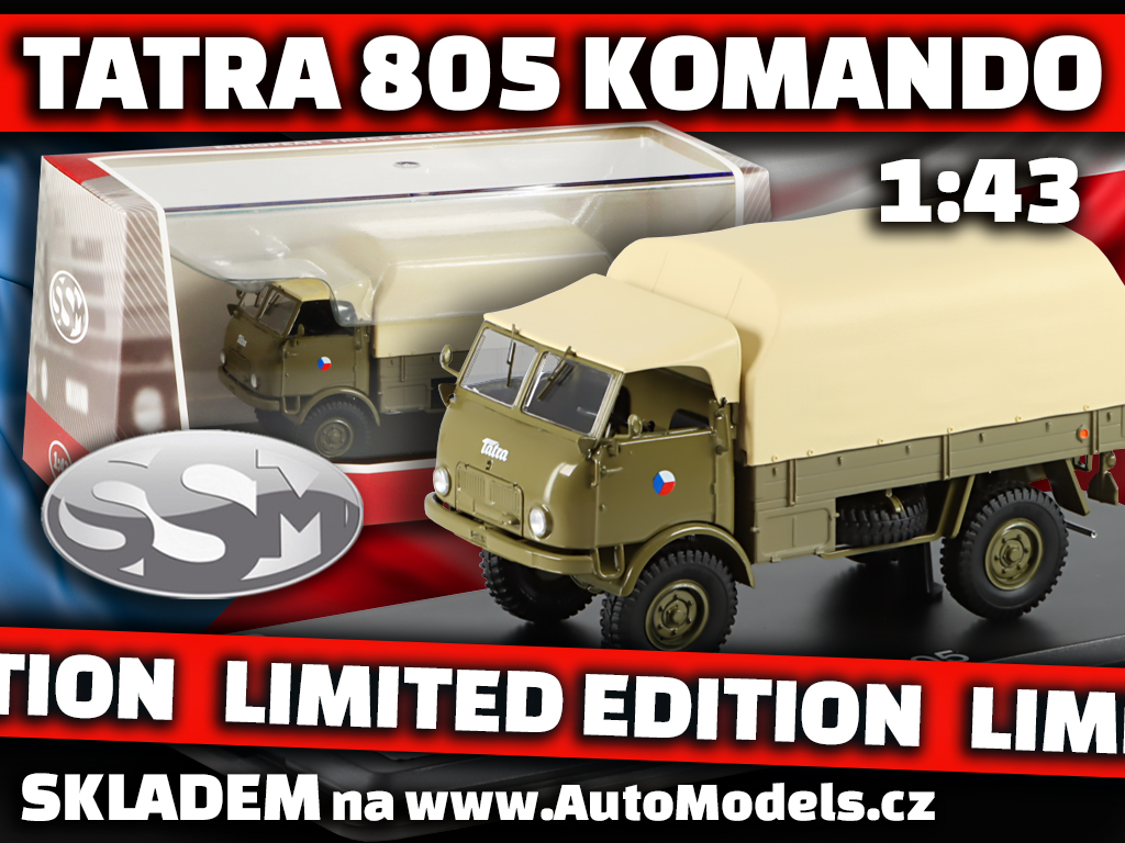 Tatra 805 KOMANDO 1:43 - SSM Limited Edition