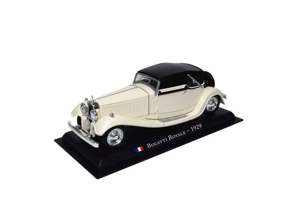 Bugatti Royale Type 41 1:43 Legendární automobily časopis s modelem  Bugatti Type 41 Royale - kovový model auta