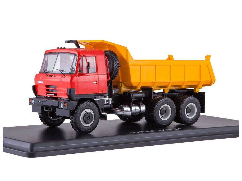 Camion Benne Tatra 815 S1 – Miniature Premium ClassiXXs 1/43, Rouge, Métal