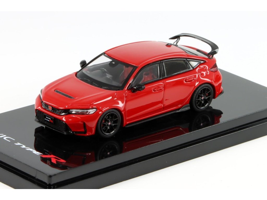 Honda Civic Type R FL5 červená 1:64 - Hobby Japan  Honda Civic - kovový model