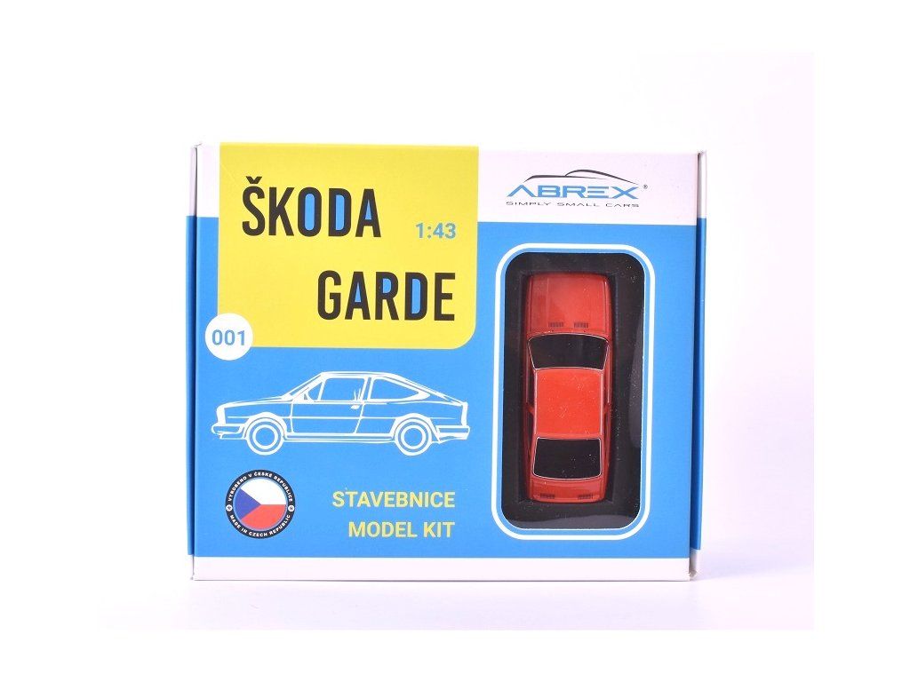 Miniature Abrex 1/43 - Skoda Garde 1982 Rouge