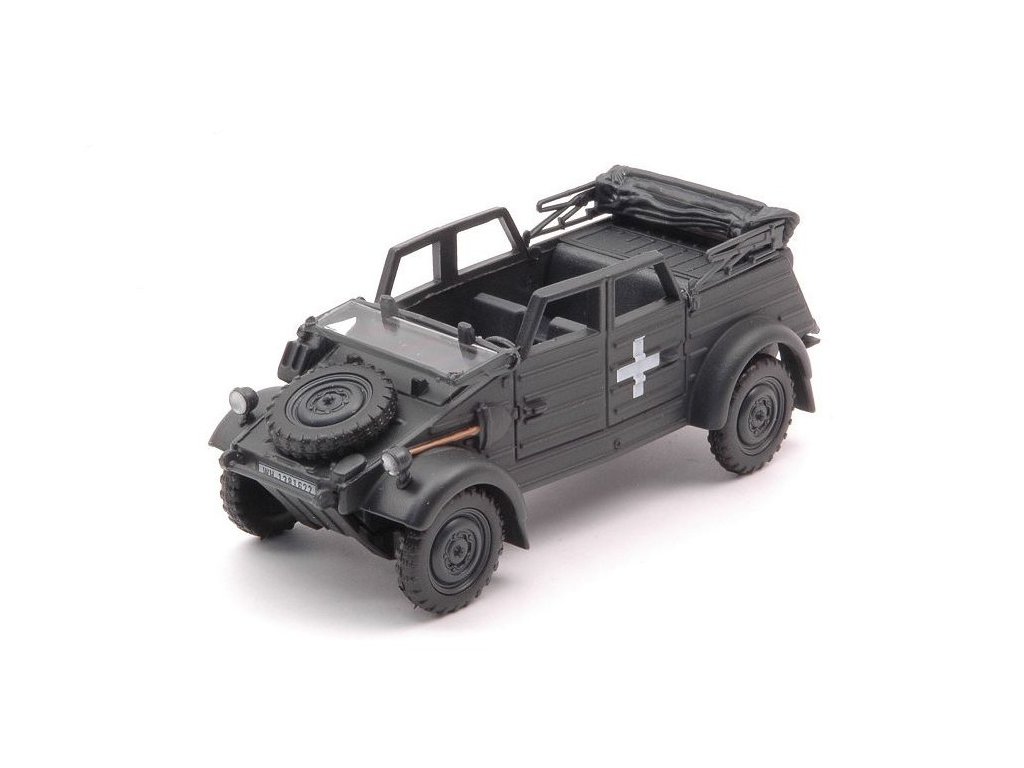 Kubelwagen K type 82 Cabrio Open 1:43 - Cararama  Kubelwagen K type 82 Cabrio Open - kovový model auta