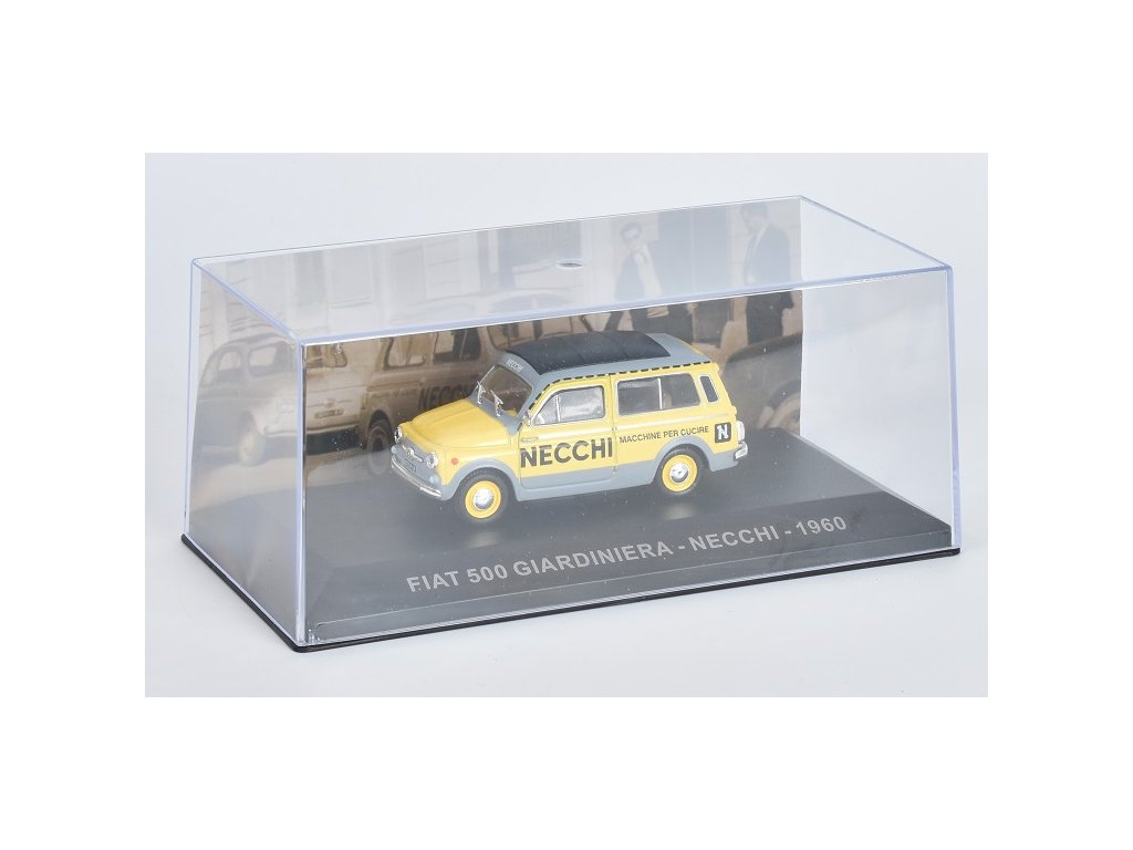 1960 Fiat 500 Giardiniera Necchi 1:43 Diecast Scale Model Car | Scale