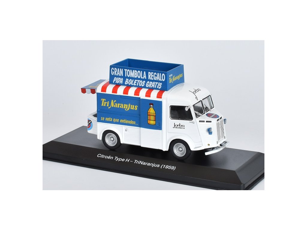 Citroen Type H TriNaranjus - 1959 1:43 časopis s modelem  Citroen Type H Tri Naranjus - kovový model auta