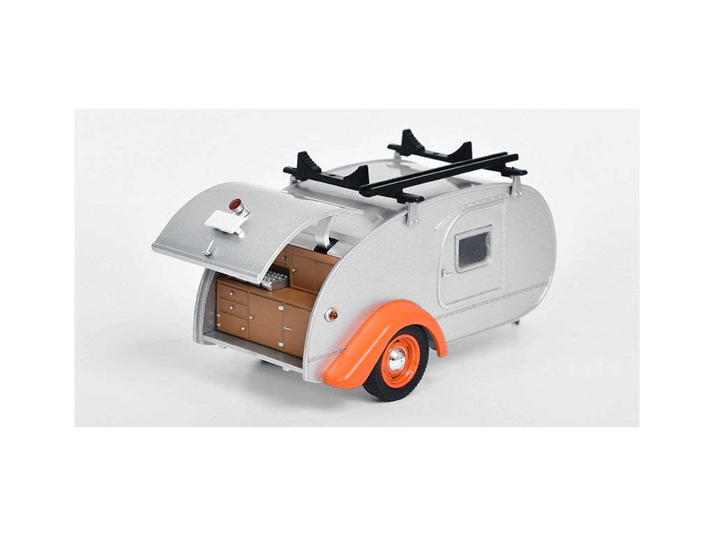 Divers Tear Drop Trailer Caravan - Greenlight 1/24