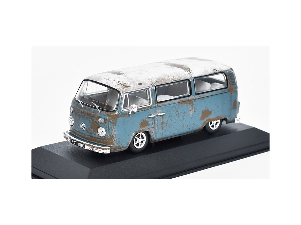 Volkswagen Type 2 Bay Rat T1 Camper se stopami používání 1962 1:43 - CORGI  VW Camper - kovový model