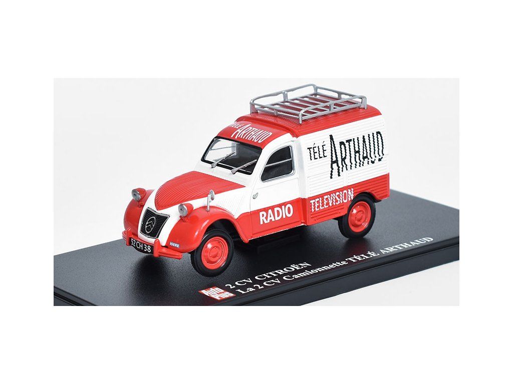 AUTO PLUS 1/43 CITROEN 2 CV CAMIONNETTE AKS 400 à 6 GLACES