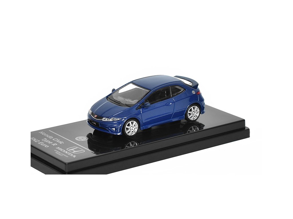 Honda Civic Type R FN2 Euro 2007 modrá 1:64 - PARAGON Models  Honda Civic - kovový model