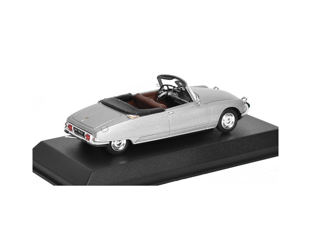 Modèle Réduit NOREV Citroën DS19 Cabriolet 1961 - échelle 1:18, Métal, Gris Métallisé