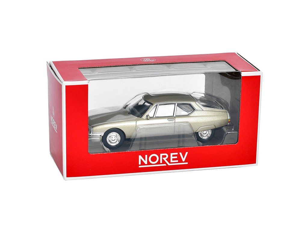 Miniature Minichamps Citroën SM 1970 - Vert Argenté Métallisé - 1/43
