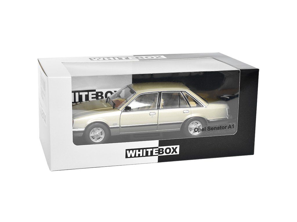 WHITEBOX - Voiture de couleur beige métallisé- OPEL Senator - 1/24