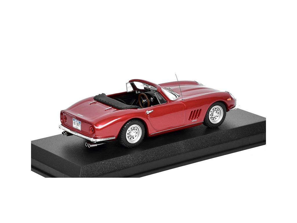 Miniature Ferrari 275 GTB Spyder 1/43 – Bleu Ciel, Série Steve McQueen, Par Best