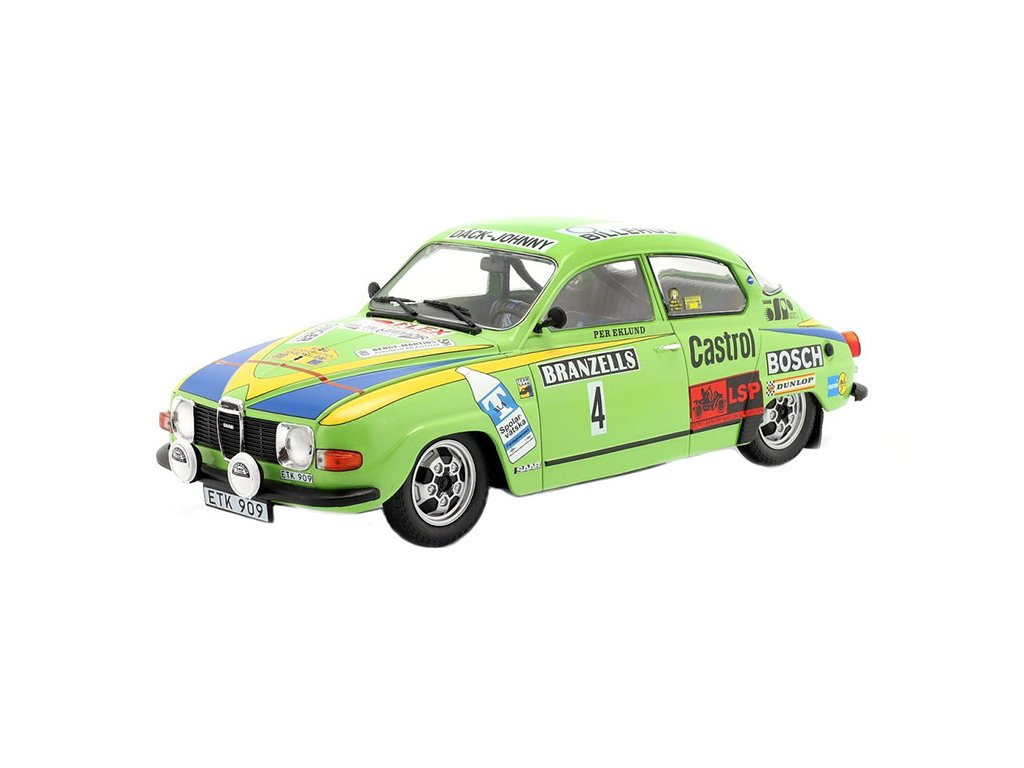 Saab 96 V4 #4 Winner Rally Sweden 1976 P. Eklund 1:18 - IXO