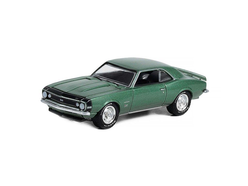 Greenlight 1/64 – 1969 Chevrolet Camaro SS Convertible – Femme En Robe – 97040-B