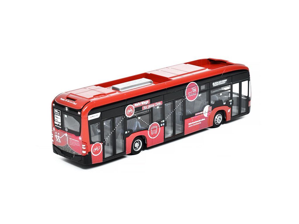 Bus Miniature Rietze 1/87 – Mercedes ECitaro Stadtwerke Lübeck, Orange, Amour, 75572
