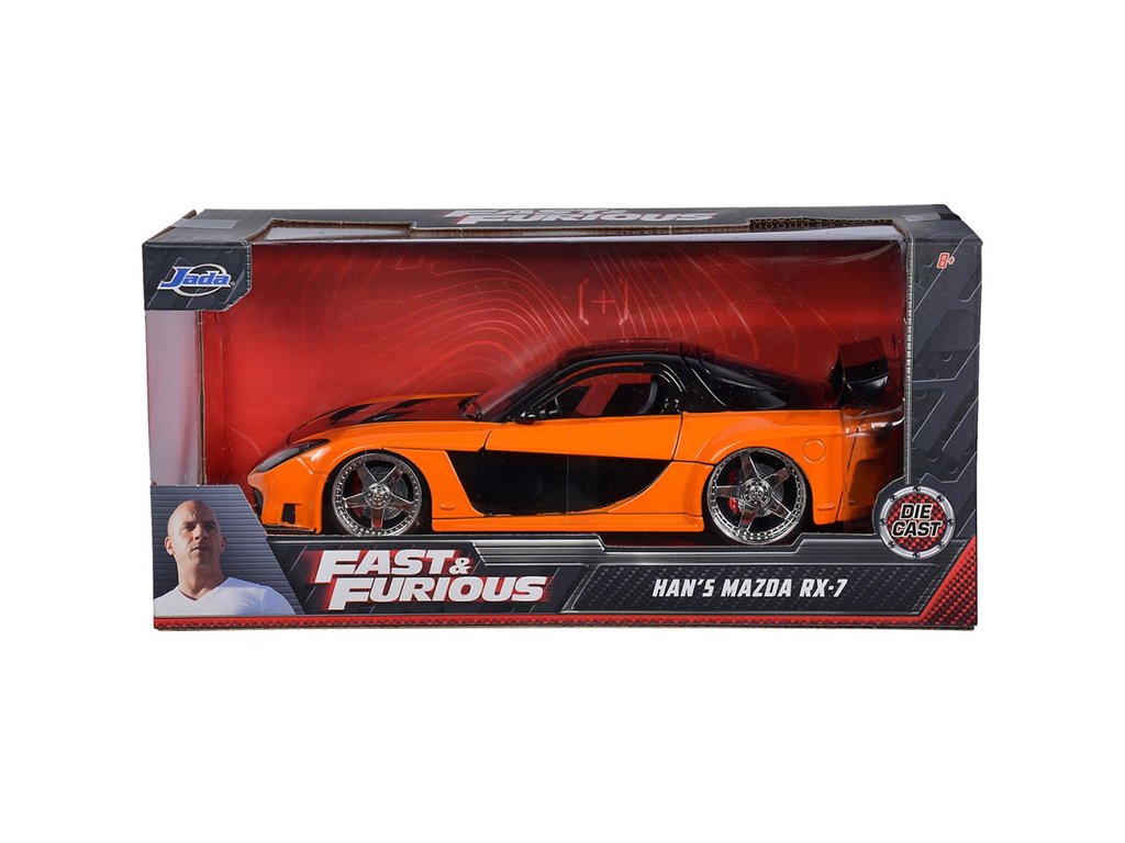 Mazda RX7 1997 z filmu Fast and Furious 3 124 Jada Toys Automodels.cz