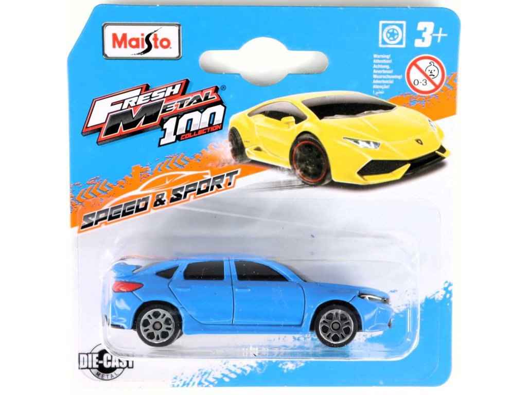 Honda Civic Type 2023 modrá 1:64 - Maisto  Honda Civic - kovový model