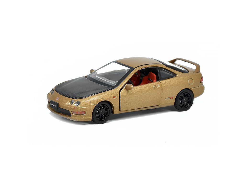 Honda Integra Type-R DC2 1ST Special Edition bronzová 1:64 - Era Car  Honda Integra Type R DC2 1. speciální edice - kovový model auta 1/64