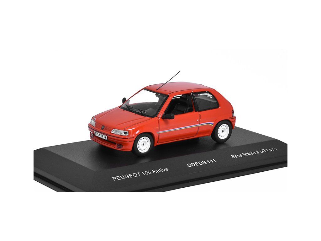 Voiture miniature Peugeot 106 Rallye 1 noire 1/43 ECHELLE 1