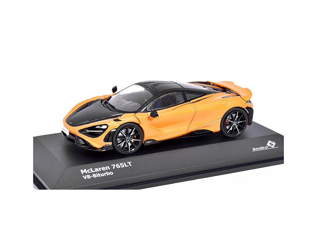 Solido 1:43 McLaren 765LT V8-Biturbo ano de construção 2020 Lima verde