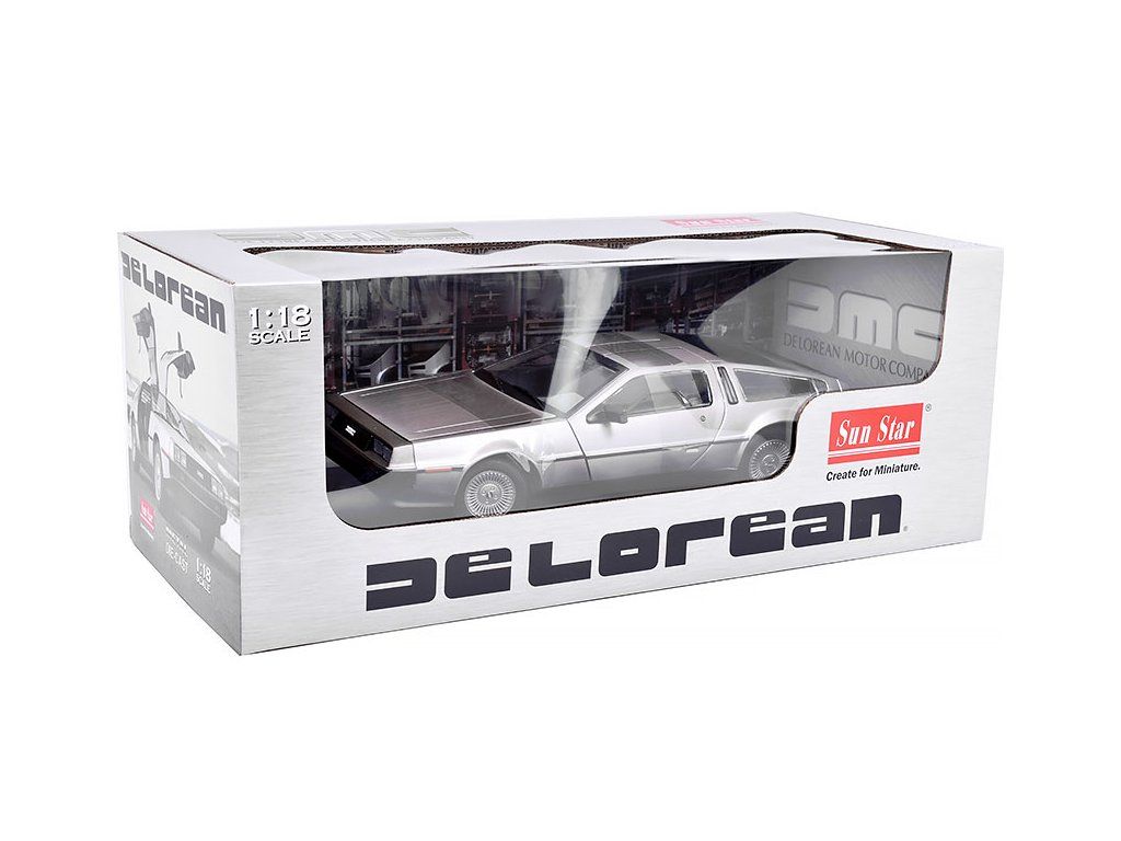 Sun Star 1/18 - DeLorean DMC 12 1981 - Modèle D'exposition Sans Boîte