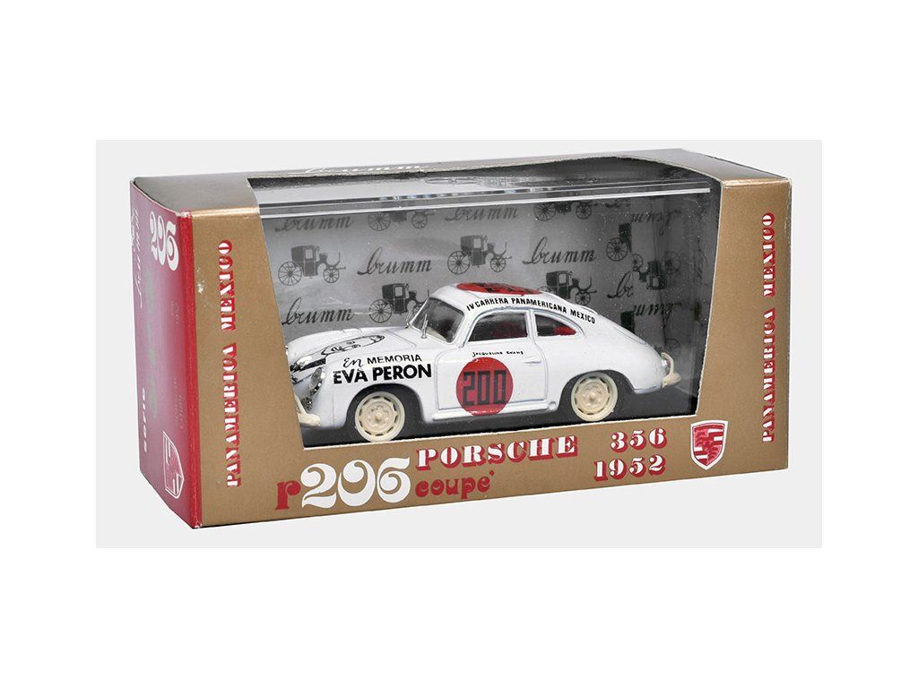 Porsche 356 Coupe 1952 #200 1:43 - Brumm - Model ze sbírky