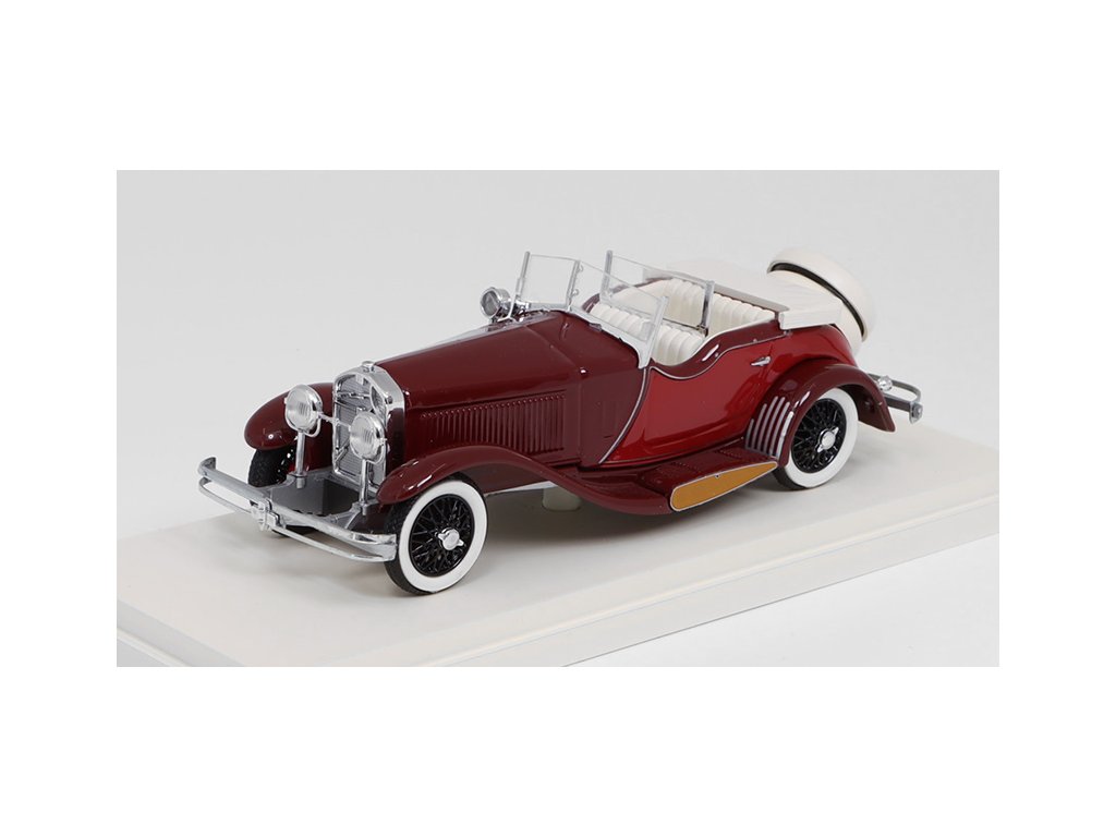 Isotta Fraschini Torpedo Castagna 1930 1:43 - Rio Models  Isotta Fraschini Torpedo Castagna - kovový model auta
